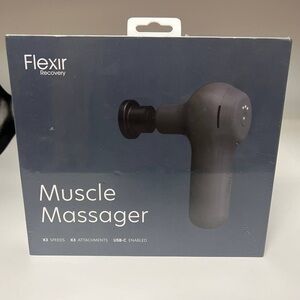 Flexir Recovery Muscle Massager X3 Speeds, X3 Attachments USB-C